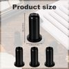 4 Pack Oar Lock Socket Inserts, 1/2inch Oar Lock Socket Bushing for Oar Protector Boat Hardware Socket Boat Tool Holder