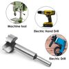 BAIDETS Forstner Drill Bit 22mm - Precision Woodworking Bit with Round Shank, Forstner Bit Compatible with Drills & Drill Presses