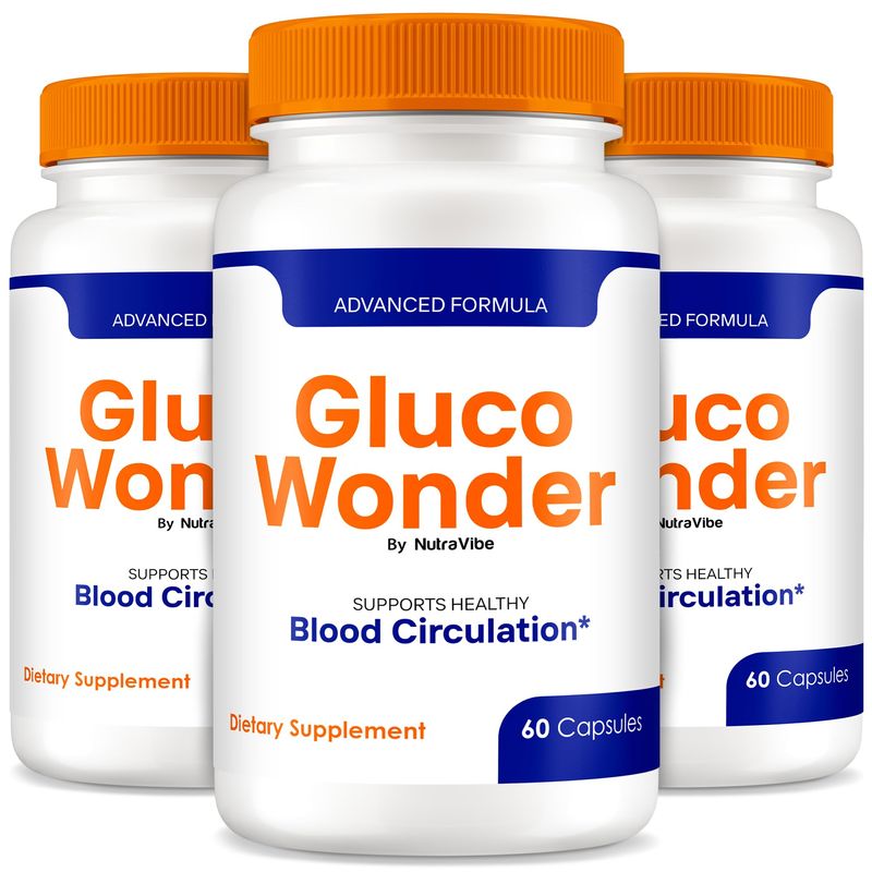 (3 Pack) Gluco Wonder Capsules, Official GlucoWonder Formula for ...