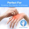 Cara Moisturizing Eczema 100% Premium Cotton Gloves, Medium, White, 1 Pair