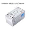 sourcing map Mechanical Thermostat, KTS011 0-60°C Adjustable Compact Normally Open(N.O) Temperature Controller Switch