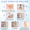 Belly Button Shaper Silicone Plug Post Tummy 8 Pieces Different Sizes (8) (8)