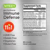 11 in 1 Immune Defense Support Supplement Booster with Vitamin C, Vitamin D3, Vitamin B6, Zinc, Elderberry, Echinacea, Turmeric, Rose-Hips, Selenium, BioPerine, Ginger, For Adults [60 Capsules-1 Pack]