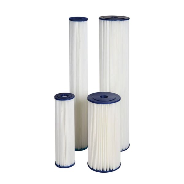 2.5" x 10" Pleated Cartridge Filter, 5 Micron