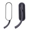 Motorcycle Mini Oval Mirrors Black For Harley Davidson Touring Road Glide Custom