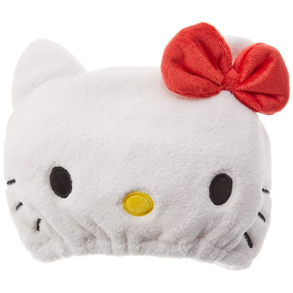 Marna S476 Hello Kitty Dry Cap, Approx. 9.4 x 9.1 inches (24 x 23 cm), White