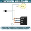 2Set 3 Way Touch Sensor Dimmer, Touch Lamp Repair Kit Control Module Replacement