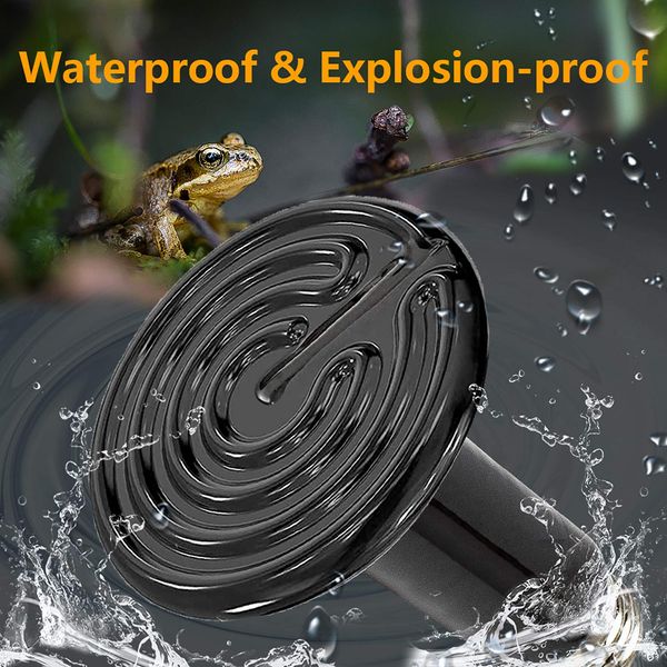 BOEESPAT 150W Ceramic Heat Emitter, Reptile Heat Bulbs, Ceramic Heat Lamp for Reptiles, Amphibian, Chicken, Dog, Cat (2-Pack)