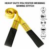 2" x 6FT Nylon Eye & Eye Web Lifting Sling Flat Loops Rigging Towing Hoist Strap