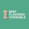 Effective 4-Pack Quad Dewormer for Small Dogs 2-25 lbs - Easy Beef Chewable
