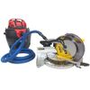 Cen-Tec Systems 16 Ft. Antistatic Hose w Power Tool Adapter for Dust Collection