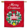 Houston Cougars Happy Holidays Christmas Banner Flag