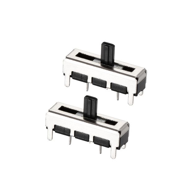 uxcell Fader Variable Resistor Mixer Straight Slide Potentiometer B10K Ohm Single Channel 18mm 2pcs