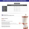 CHAMPION Knee Brace Flexible Stays Knit Elastic, White, Large