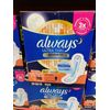 Always Ultra Thin Advanced Overnight Pads 76 Count Larger back 3x Protection Syt