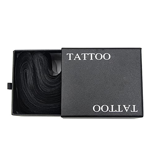 Clip Cord Covers,One Box of 100PCS Plastic Black Clip Cord Sleeves,Clip Cord Covers for Supply (Black)