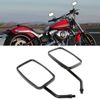 For Honda Shadow Phantom 750 Black Motorcycle Rear View Mirrors 10mm Rectangle