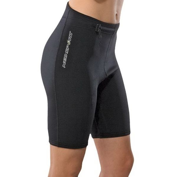 NeoSport Wetsuits XSPAN Shorts, Black, Small - Diving, Snorkeling & Wakeboarding