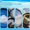 sourcing map 77mm Circular Polarizer Filter, Double Sided Multi-Layer Coatings Polarizing Filter with Cleaning Cloth for Camera Lens