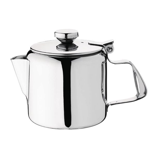 Olympia K677 Concorde Tea Pot Stainless Steel 410ml | 14oz, Silver