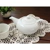 White Tea Pot * without Infuser [Out Let, Made in Japan]