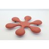 Southern 鉄器 Rocks Casting Pot Insole Trivet (Small) Matte Red Brown