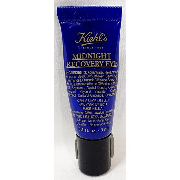 Kiehl's MIDNIGHT RECOVERY EYE Concentrate Serum Primrose Oil Shea .1 oz/3mL New