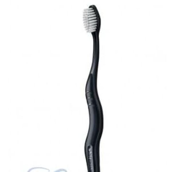 Whitewash Black Toothbrush
