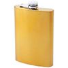 Lewis N. Clark 8OZ GOLDTONE SURGICAL SS FLASK