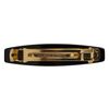 France Luxe Oblong Barrette, Black