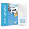 Stampcolour Printable Vinyl Sticker Paper,Transparent 30 Clear Self-Adhesive ...