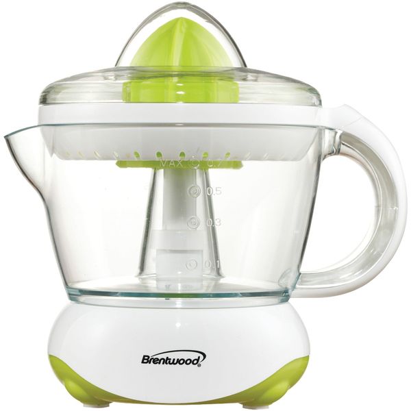 Brentwood J-15 24oz Electric Citrus Juicer, White