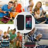 Lebakort Storage Case Compatible with Nintendo Switch 2 (Black + Neon Red Case)