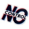 No Control Embroidered Iron-On / Sewn On Patch