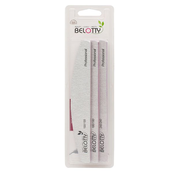 Bellotti Professional Premium Half Moon Nail File Set