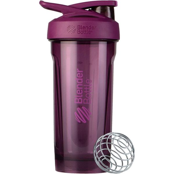 Blender Bottle Mixer Shaker Bottle Strada Tritan 28oz (828ml) [Regular Import Goods] Plum BBSTT28 PM
