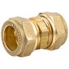 Tecuro Brass Compression Coupling Straight Fitting 28 x 28 mm