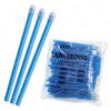 100 (1 Bag) Saliva Ejectors Blue Clear Dental Disposable