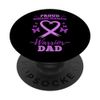 Proud Migraine Headache Warrior Dad PopSockets Swappable PopGrip