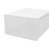 20 pcs Stackable Shoe Storage Box Durable Plastic Sneaker Display Case Organizer