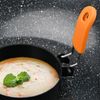 Generic Stainless Steel Egg Ring, 2 Pack, Non-Stick, Anti-Scald Handle, Foldable, Round, Black