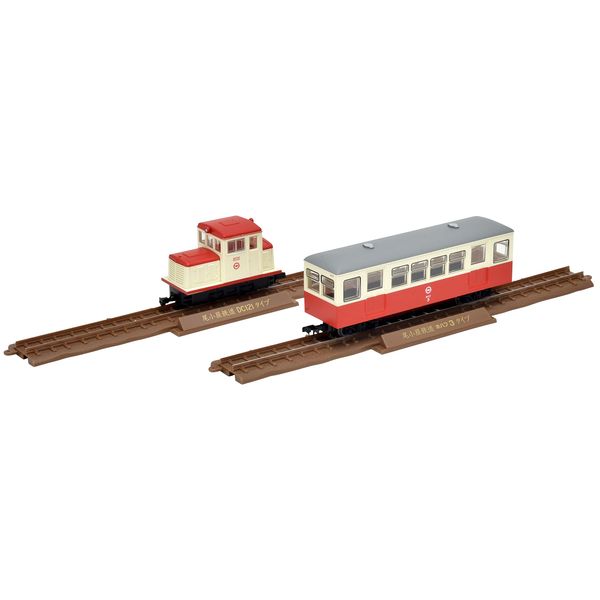 Tomytec Railway Collection 315520 Narrow Gauge 80 Memory Tail Railway DC121 Type + Hohafu 3 Type 2 Car Set Diorama Supplies