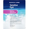 Bausch & Lomb Sensitive Eyes Saline Solution 2x12oz Contact Lens