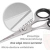 3 Swords Germany – Professional Nostril Nose and Ear Hair Scissors, Stainless Steel, Straight Rounded Blade with Black case
