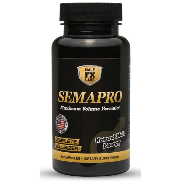 SEMAPRO - Extreme Semen Volumizer and Male Energy Formula - All Natural Endurance, Stamina & Health