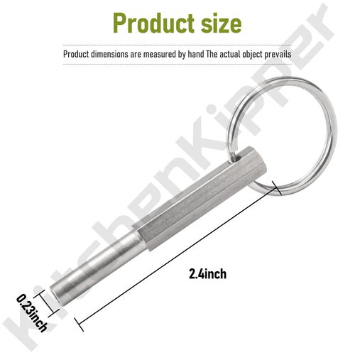 KitchenKipper Service Repair Tool Key for Jura Capresso Impressa AEG Cafamosa Krups Nespresso Coffee Machines - Open Security Oval Head Screws