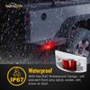 Partsam 4x Red Sealed Chrome Armored LED Trailer Clearance and Side Marker Light 12 LED