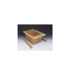 Pull Out Solid Beech Wicker Basket Drawer with Handle 400mm Unit