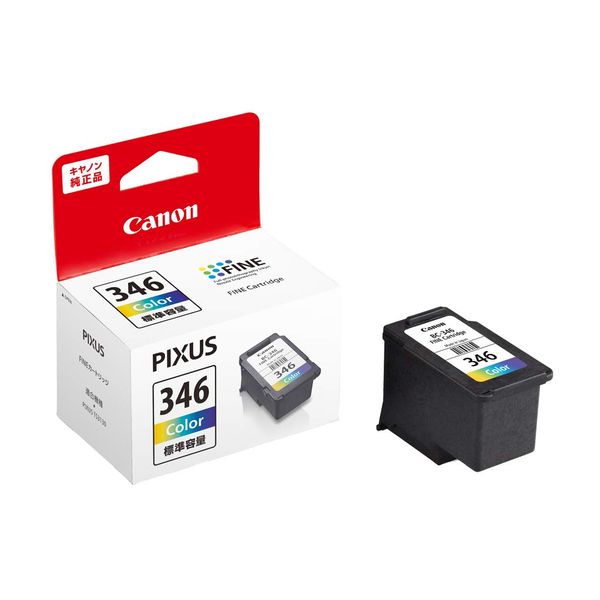 Canon BC-346 Genuine Ink Cartridge, Tri-Color