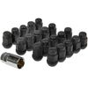 Dorman 711-335C Matte Black Acorn Nut Lock Set M12-1.50 Compatible with Select Models, 20 Pack